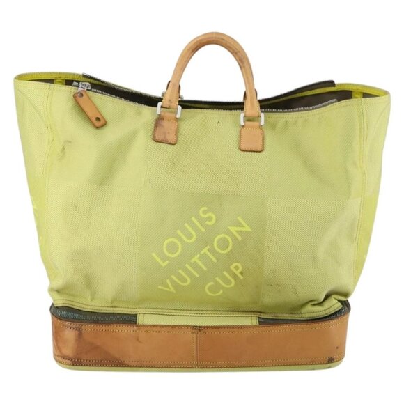 LOUIS VUITTON Damier Geant Southern Cross Bag Canvas Yellow M80631 Auth bs30009 - Picture 3 of 16